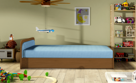 Bed Conan 80x195-light blue