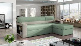 Corner sofa bed Shawnel-light green-right