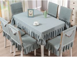 Table Cover + chair covers set Reagan-green