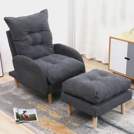 Armchair Sanford-dark-grey