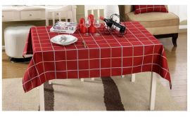 Table Cloth Sarah 140x140cm-red