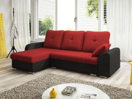 Corner bed sofa Edzard-red-left