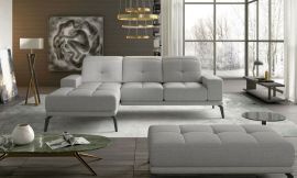 Corner sofa Adriana-light grey-left