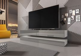 TV stand Telford-white-grey