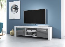 TV stand Clower-white-grey