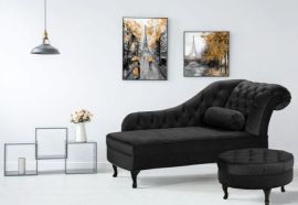 Chaise Lounge Velario-black-right