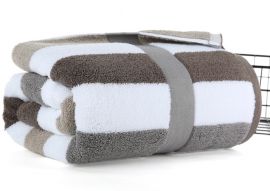 Towel Vilano 90x180cm 700g-white-grey