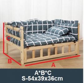 Dog Bed Wrigley-S-54x39x36cm